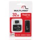 CARTÃO DE MEMÓRIA MICRO SD 32GB C/ ADAPTADOR CLASS10