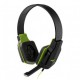 HEADSET GAMER C/MICROFONE PRETO/VERDE