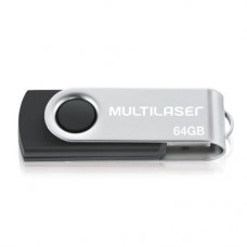 PEN DRIVE 64 GB TWIST PRETO USB 2.0