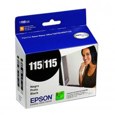 CARTUCHO DE TINTA 115 (2x 115) PRETO (2x 11ml)EPSON