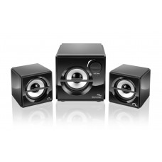 Caixa de som 2.1 10w RMS Preto Subwoofer Box Usb