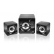 Caixa de som 2.1 10w RMS Preto Subwoofer Box Usb