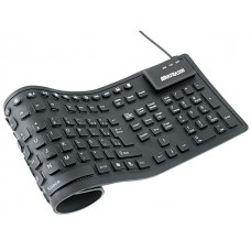 Teclado Flexível Preto Usb